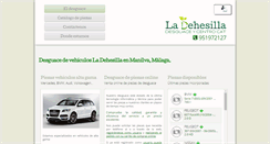 Desktop Screenshot of desguaceladehesilla.com